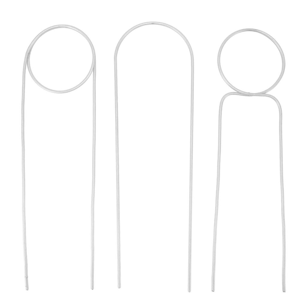 3 Pcs Plant Trellis 40cm Wrought Iron Metal Plant Climbing Trellis Indoor Green Plant Potted Flower