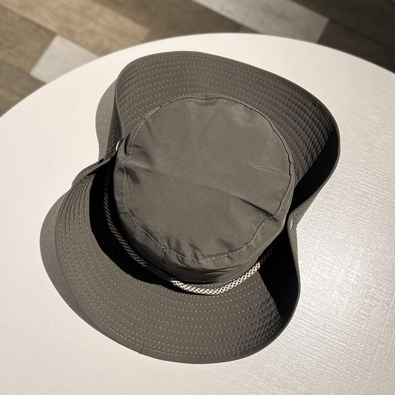 Chapéu de Pescador Masculino Bordado com Letra Etiqueta de Couro Chapéu de Cowboy Impermeável para Uso ao Ar Livre Caminhada Pesca Aba Leve de 8cm Chapéu de Sol Anti-UV