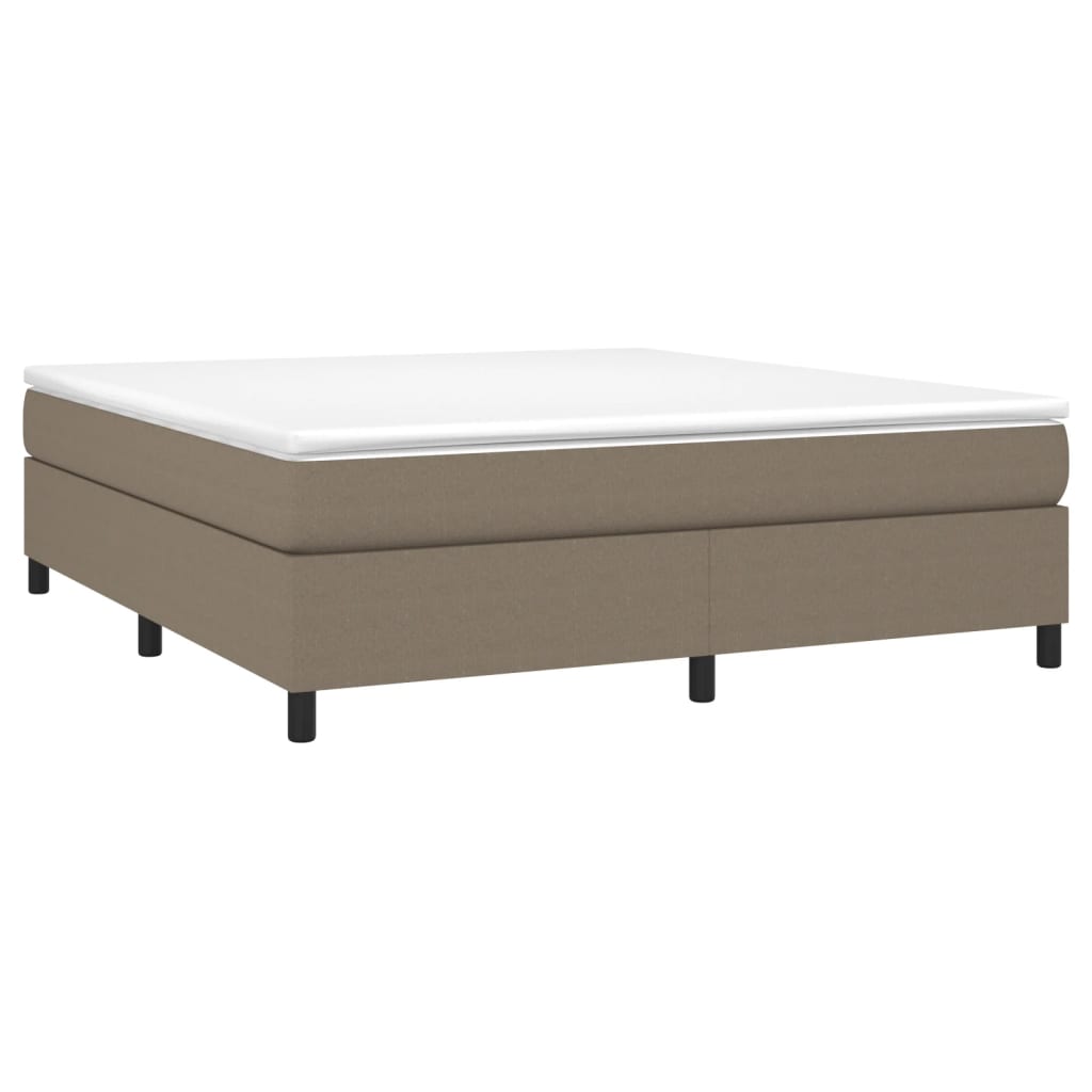 Vidaxl Rama Łóżka Bez Materaca, Taupe, 180X200 Cm, Obita Tkaniną
