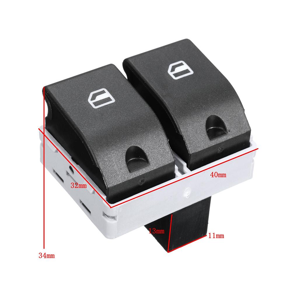 For VW POLO 9N 01-09/ Seat Ibiza/ Cordoba 02-09 Car Glass Lifter Car Window Regulator Electric Door Window Glass Switch