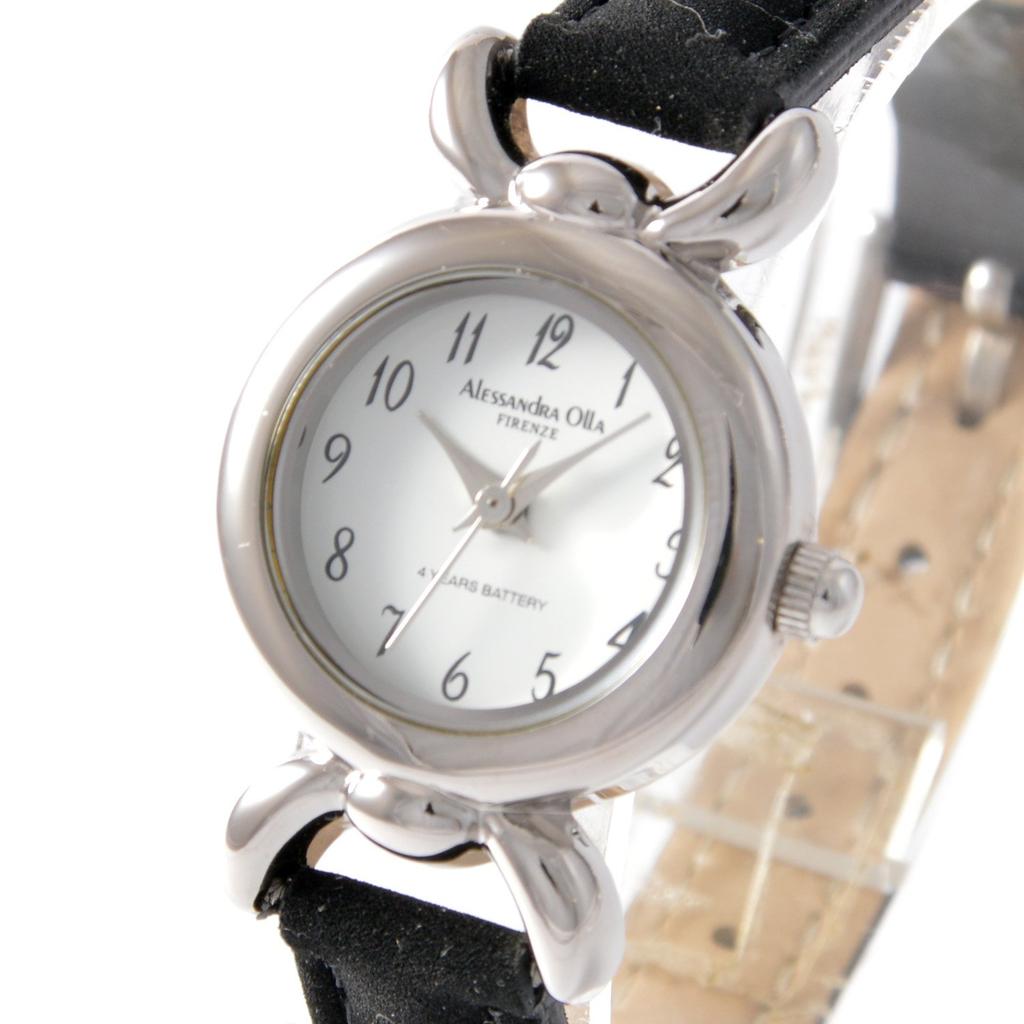 Alessandra Olla Round Leather Watch Women's AO-351