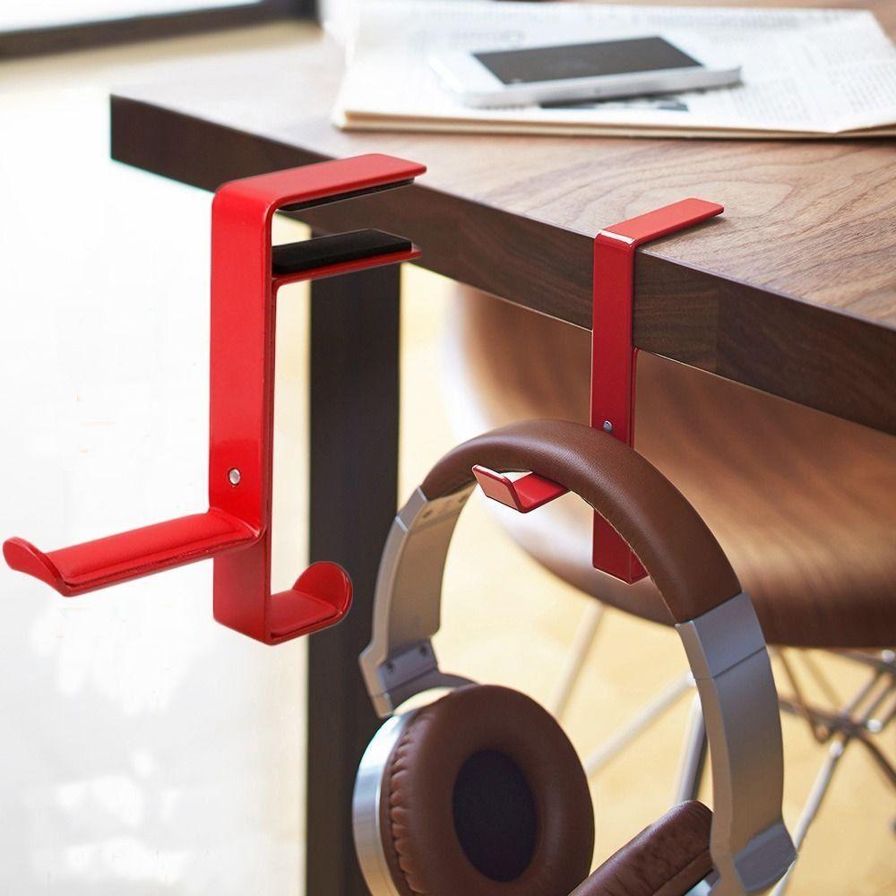 Table Clamp Headphone Rack Adjustable Headphone Bracket Headphone Stand Hook  Office Desk