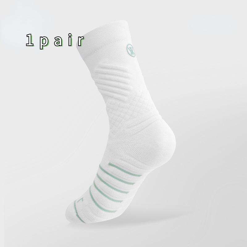 Taglia 35-39 Calzini da Badminton da Donna di Media Lunghezza Traspiranti Antiscivolo Fondo in Spugna Assorbi-Sudore e Resistenti agli Odori Calzini Sportivi