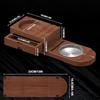 Multi Function Solid Wood Cigar Ashtray with Drawers Whiskey Cup Holder Tray Cigar Box Accessories Holder Smoking tools
