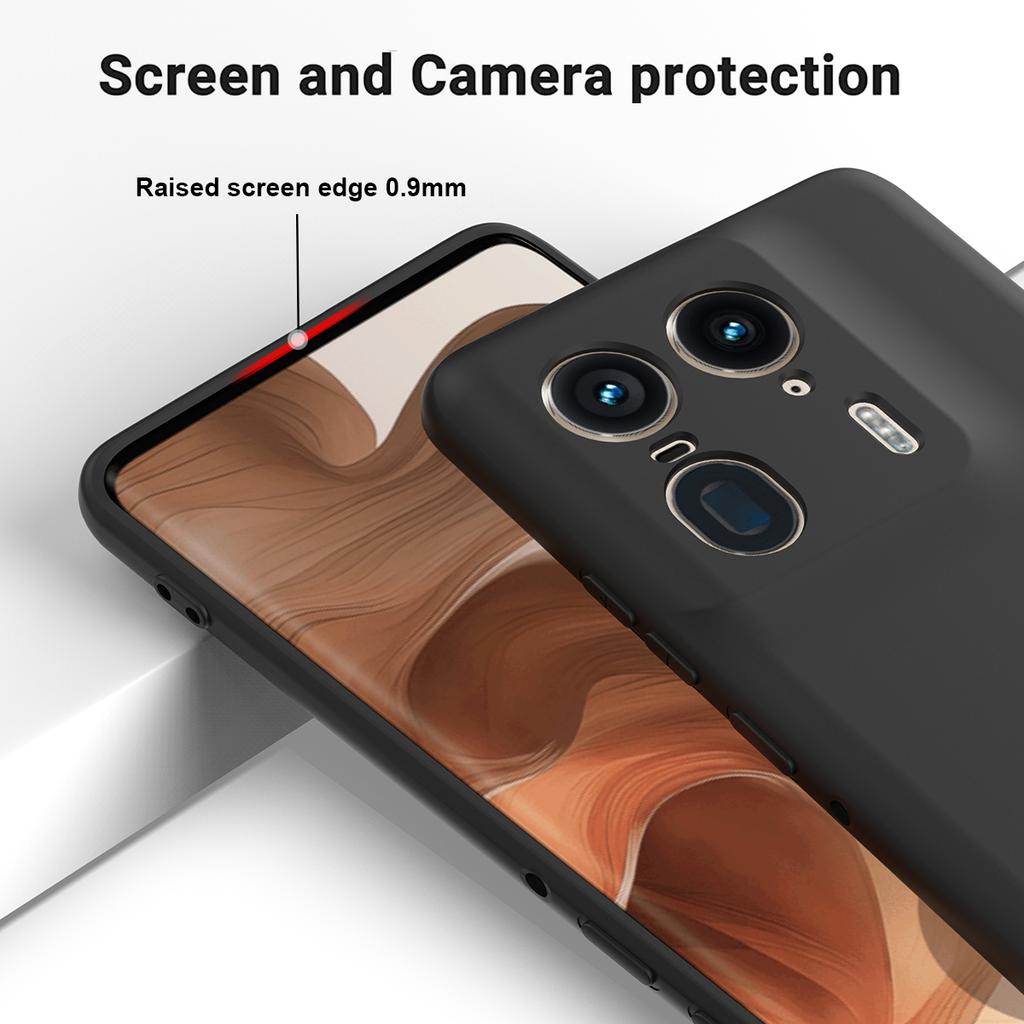 For Motorola Edge 50 Ultra 5G/Moto X50 Ultra 5G Case Liquid Silicone Shockproof Phone Cover with Strap