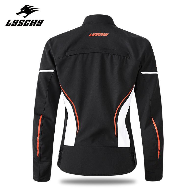 Womens Winter Motorcycle Riding Jacket Waterproof Warm Detachable Thick Lining Protective Slim Fit Biker Gear