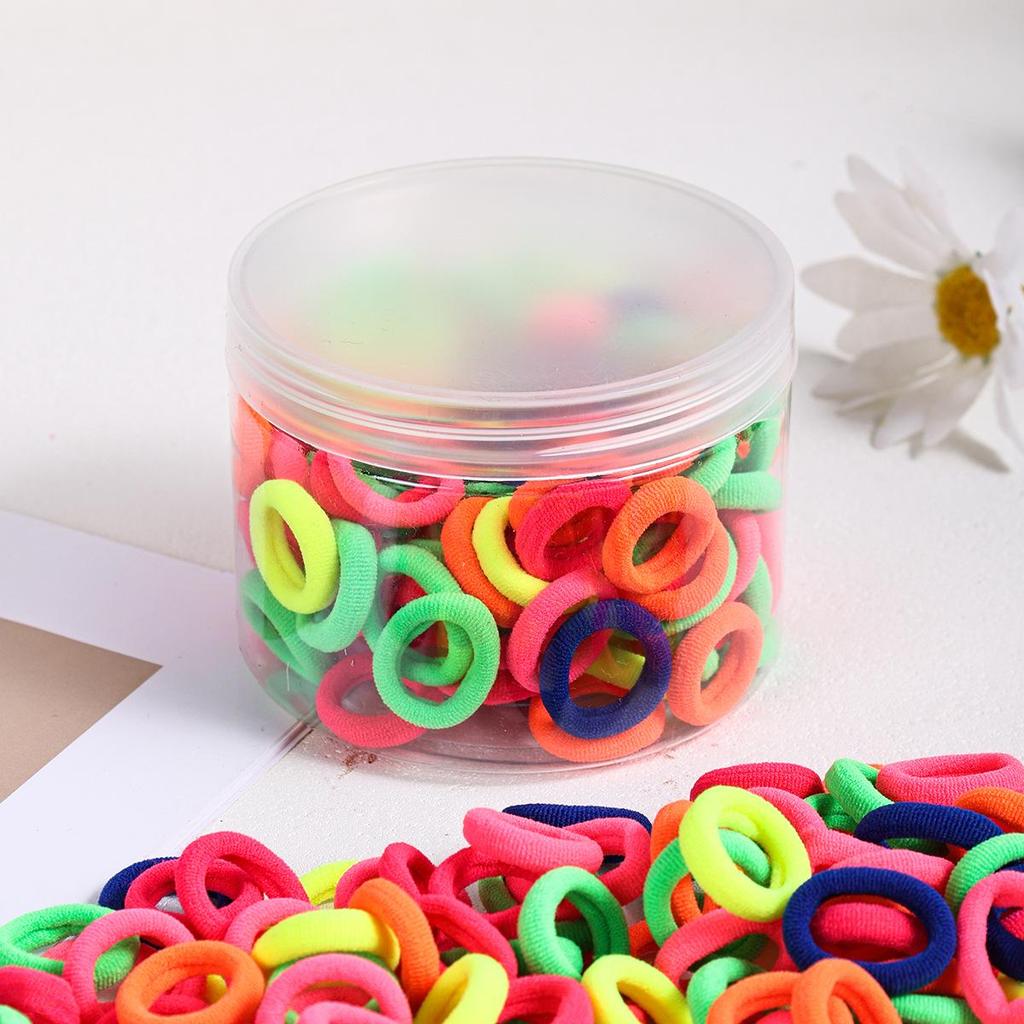 High-Elasticity Hair Ties for Girls - Gentle on Hair, Perfect for Children's Hairstyles