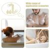 Natural Loofah For Women Body Sponge Extra Gentle Organic Washable Textured Non-Slip Scrubber For Back Scrub Shower Facial Care