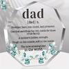 Dad Definition Plaque - Best Dad Ever Desk Gift from Children