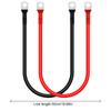 1pcs Battery Cables 5AWG Battery Connection Cable Copper Wire with Terminals for UPS Inverter Battery Series Parallel Connector