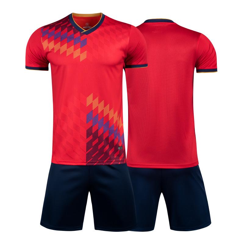 Football Jersey Set Men's Game Training Jersey Children's Adult Sports Jersey Football Jersey