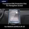 Für MAXUS EUNIQ 6 20-22 Navigationsbildschirm Transparente TPU-Schutzfolie Kratzfestes Zubehör Nachrüstung