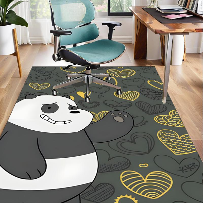 Nightly Friends bears Adventure Office Rug Chair Mat, Game Carpet, Suitable for Front Door, Bedroom, Living Room, Desk, Holiday Gift