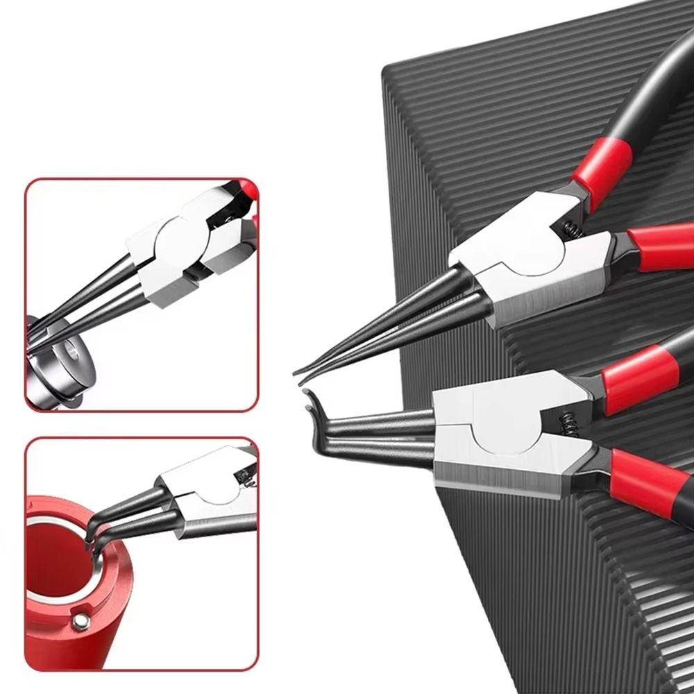 1Pcs 5/7/9inch Straight Tip Pliers  for Removing Installing Puller Locking Rings Shafts