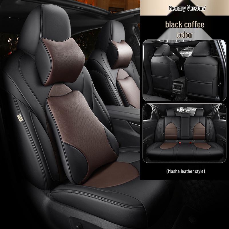 Universal Genuine Leather All-Season Car Seat Cover for Five-Seat Models