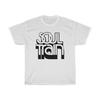 Soul Train Logo 3 White Grey Red T-Shirt Size S To 5XL