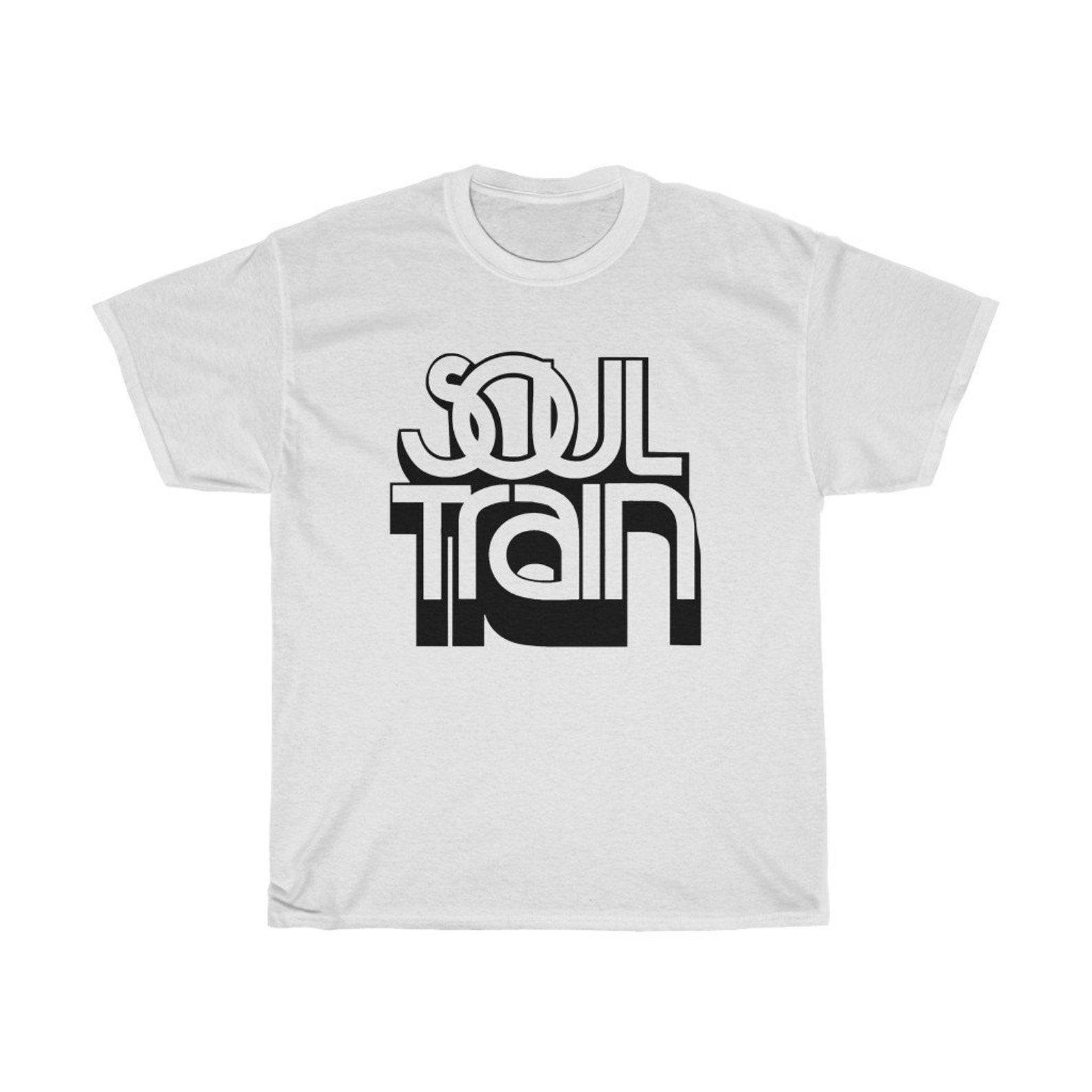 Soul Train Logo 3 White Grey Red T-Shirt Size S to 5XL 2XL
