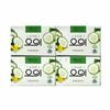 Washing Soap, Face Washing Soap, Shower Bath Cleansing Soap, Cucumber, 4 Pcs (WB83F73)