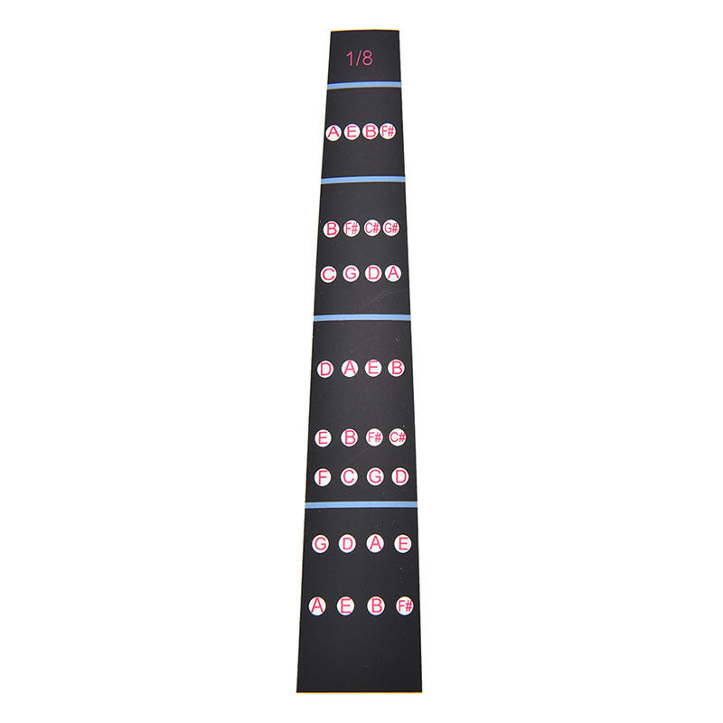 1/8-4/4 Violin Intonation Stickers Fretboard Marker Beginners Learning