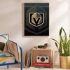 Vegas Golden Knights 5D Round Diamond Painting Kit Diamond Embroidery Painting Rhinestones Mosaic Frameless Handwork Decoration Arts
