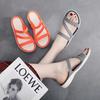 Women Shoes Sandals 2025 EVA Solid Color Garden Casual Slippers Women Jelly Shoe Sports Antiskid Beach Sandals Platform Slippers