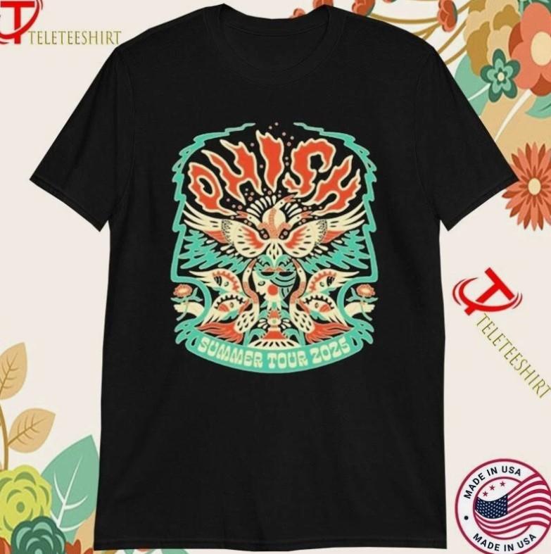 Phish Summer Tour 2025 July T-shirts For Fans S-5XL T-shirt Unisex T-Shirt S