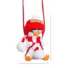 Gypsum Cool White Swing Duck with Sunglasses Automoblie Decor Car Rearview Mirror Ornaments Creative Duck Auto Decoration