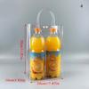 PVC Eco-friendly Transparent Plastic Portable Bag Anti-Leakage Ice Bag Hand Carry Bag Packing Bag Multifunction Tote Bag