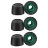 3 Pairs of Matte Memory Sponge Replacement Earplug Covers Size M Suitable for WF 1000XM5 4 3 Earphones
