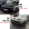2PCS Car Front Bumper Lip Splitter Spoiler Guard For Dodge Challenger SRT Hellcat Coupe 2DR 2015 2016 2017