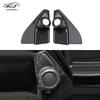 2 pièces Garniture de Cadre de Haut-parleur de Pilier de Voiture Couleur Fibre de Carbone Motif Bambou pour Toyota Hilux Revo Conquest 2015-2021 Toyota Fortuner