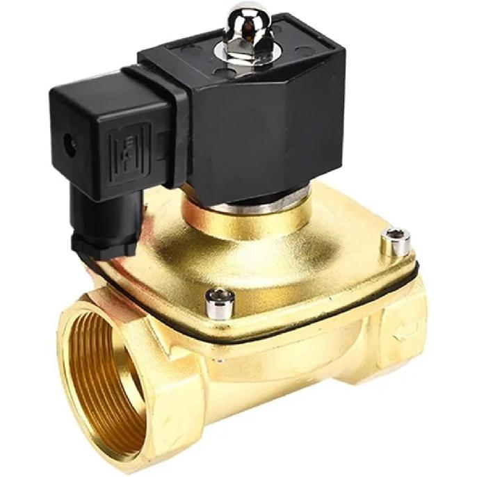 1-1/4" IP65 Waterproof Normally Closed Solenoid Valve 24V AC Brass Electric Solenoid Valve(G_24VAC_VITON-SEAL)