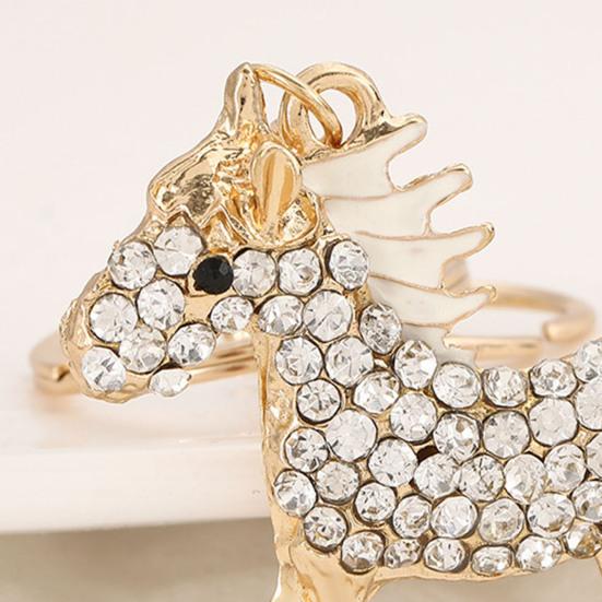 Keychain Pendant 2026 Year of Horse Mascot Good Luck Charm Key Chain Bags Backpacks Car Decoration Chinese New Year Gift