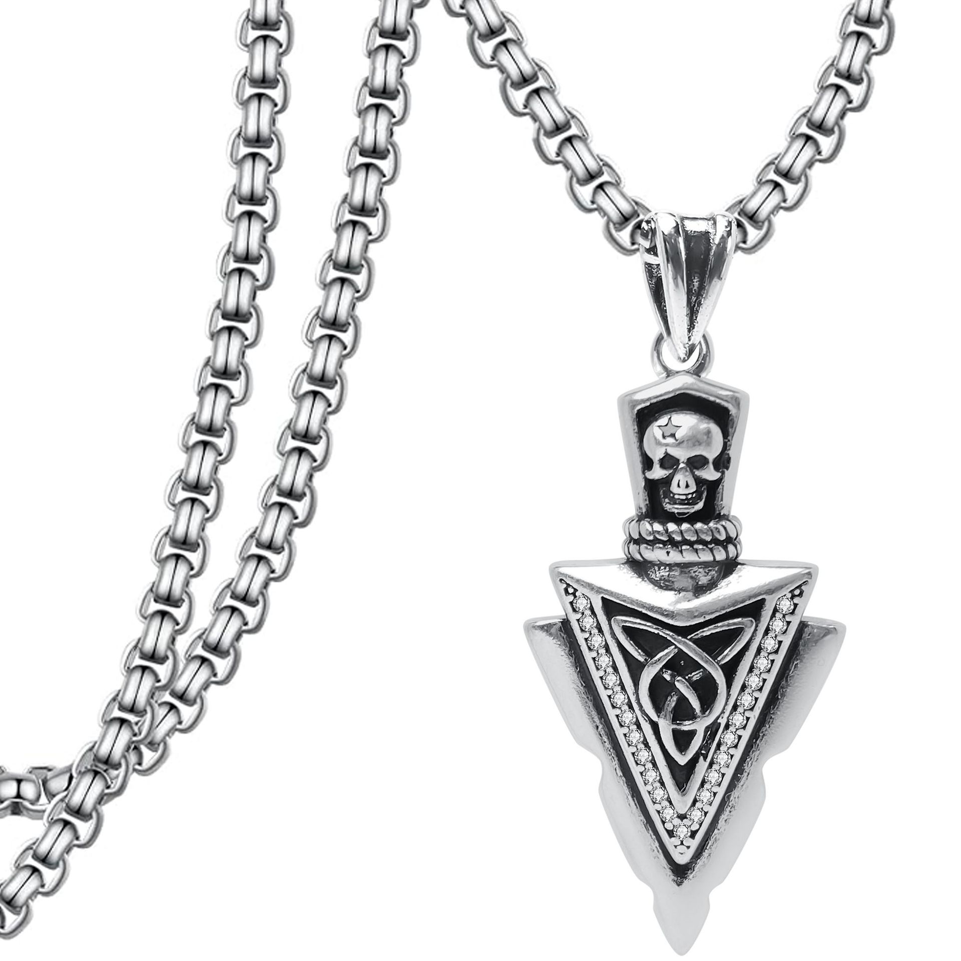 Ожерелье-подвеска в скандинавском стиле в виде стрелы Минималистичные украшения для унисекс