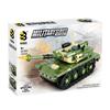 Plastic Building Block Tank Toy With Diy Assembly Children Educational Gifts