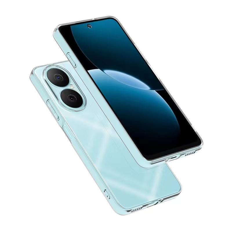 

For Huawei Enjoy 80 Back Cover Ultra Thin Flexible TPU Clear Phone Case As Shown A