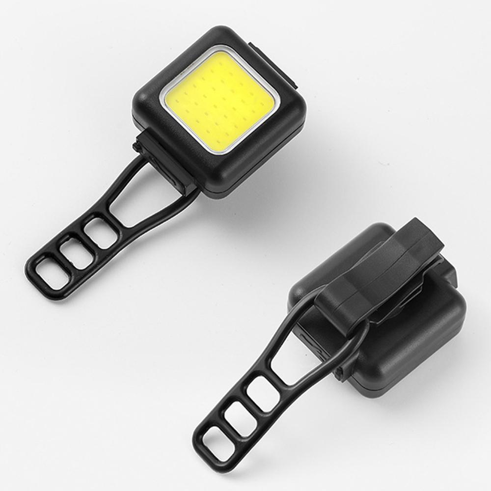 Conjunto de luzes de bicicleta LED 100mAh 130/80 Lumen Luzes de bicicleta dianteiras e traseiras IPX5 à prova d'água cauda de bicicleta