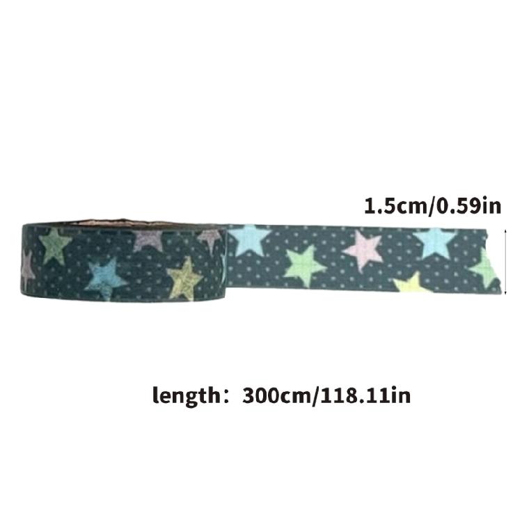 Scrapbooking Tape Aesthetic Star Decorative Tape Background Decorative Tape for Scrapbooking Photo Frame Journal Planner