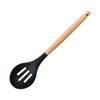 12-Piece Silicone Kitchen Utensil Set with Wooden Handles and Storage Container