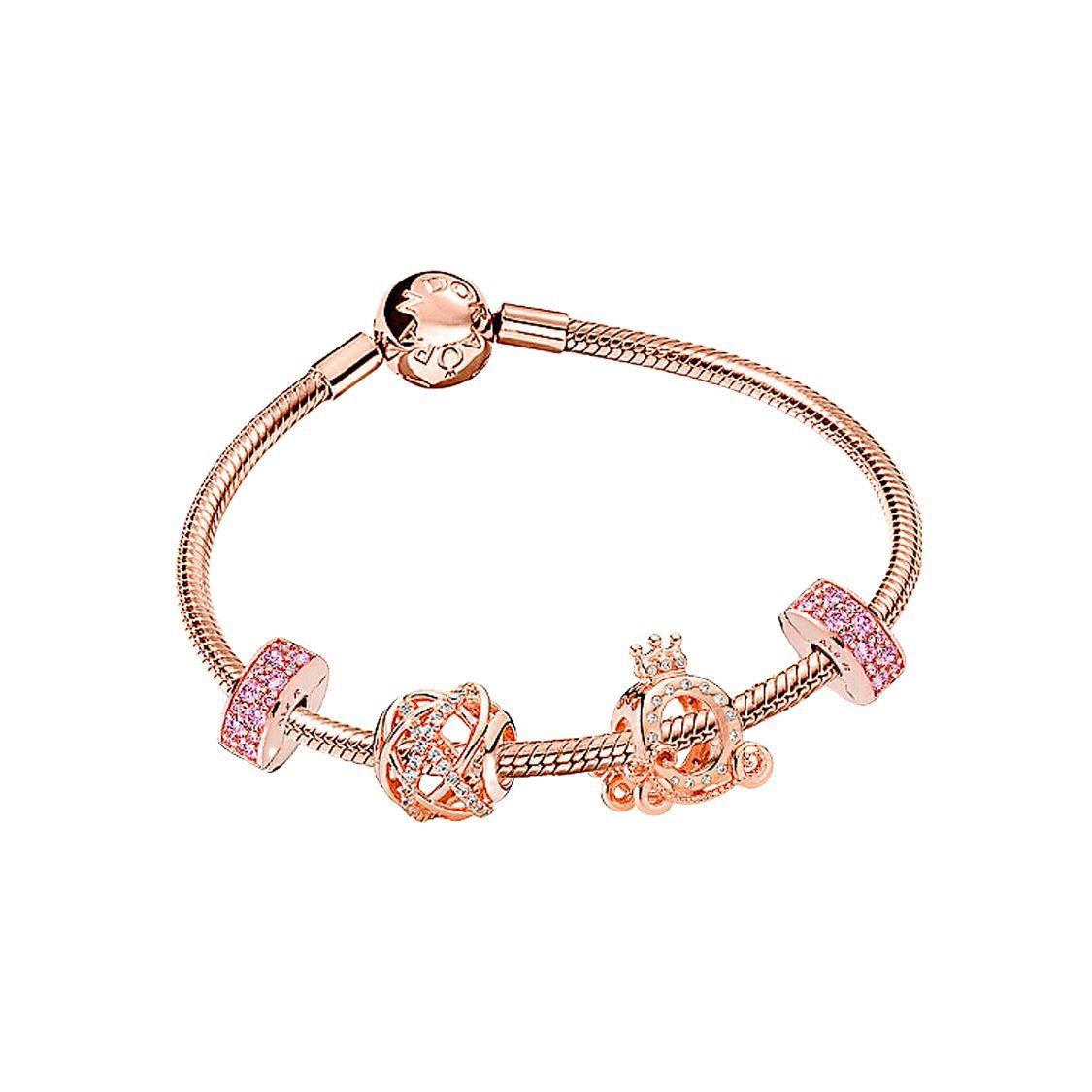 Pandora Rose Gold Galaxy Love Bracelet