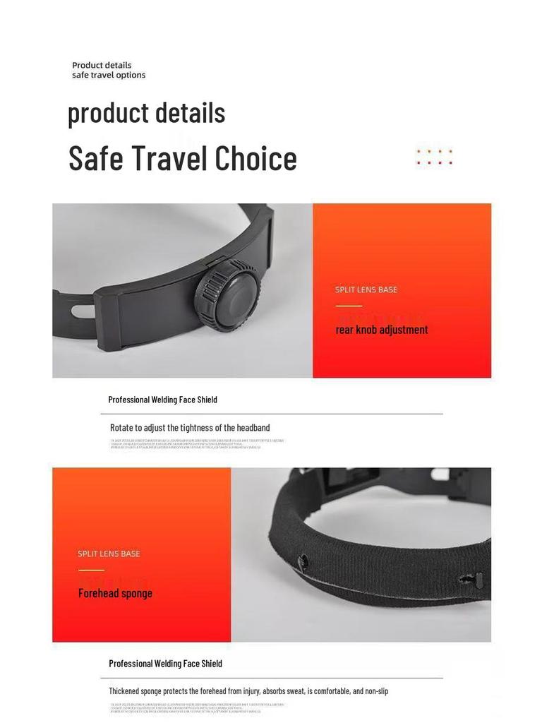 Fully Automatic Color-Changing Anti-Scald MIG Welding Protective Mask