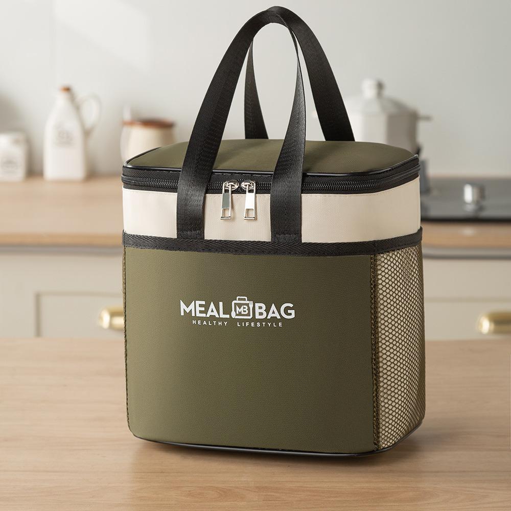 Insulated Waterproof Bento Lunch Bag for Work & School
