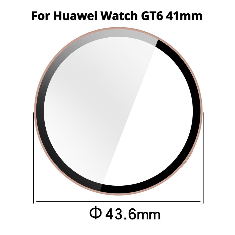 Tempered Glass+PC Case for Huawei Watch GT6 41mm Full Cover Smart Watch Accessories Protective Hard Huawei GT6 46mm Cases