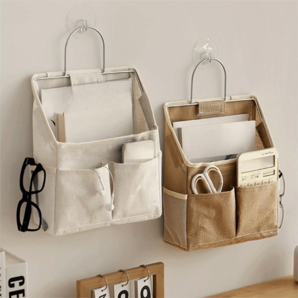 with Pockets Wall-Mounted Organizer Multifunctional Wall Hanging Pouch  Dormitory
