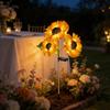 3 Heads LED Solar Simulation Sunflower Light Garden Yard Lawn Night Lights Landscape Lamp Home Decoration Christmas Flower Light