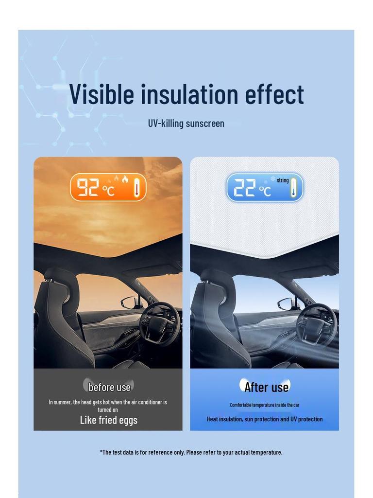 BYD Seal Tang Han Suede Heat Insulation Sunroof Shade