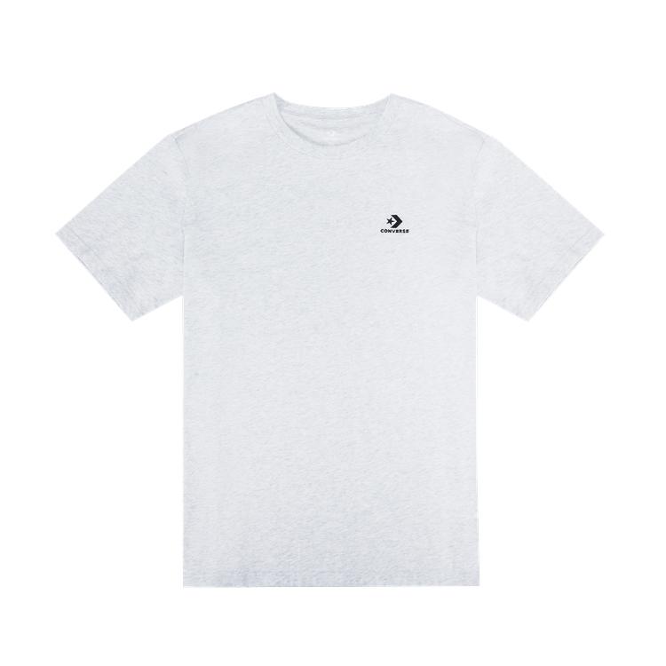 Converse T Shirts Men s Gray Crew Neck Moderate MCH688-GGN L