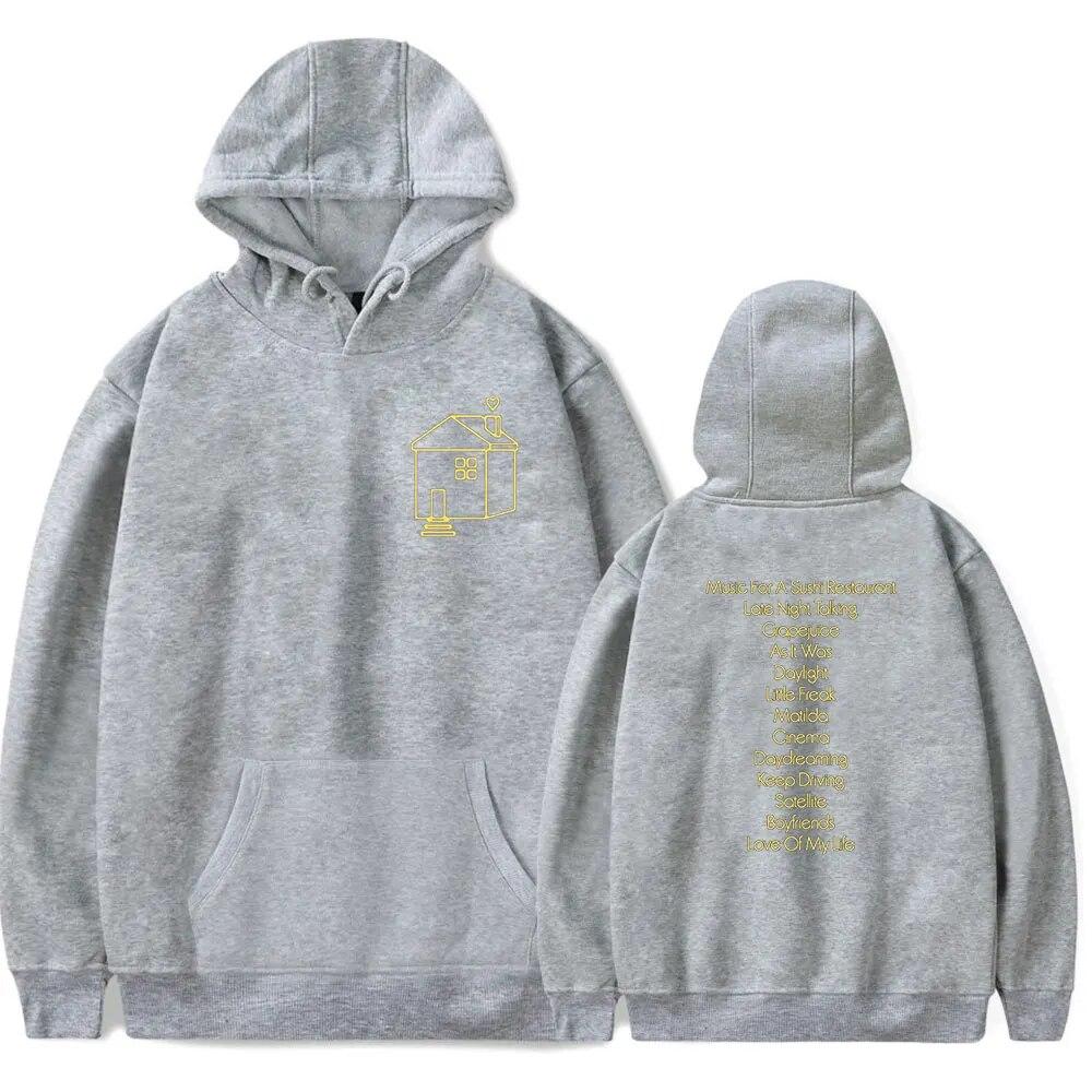 Love On Tour House Tracklist Pepper Merch Hoodie Sweatshirt Unisex/Damen HIP HOP Pullover Kapuzenpullover Langarm Pullover Unisex