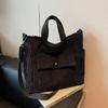 New Large-capacity Women's Tote Bag All-matching Corduroy Shoulder Commuting To Work Cross-body Fashionable Handbag