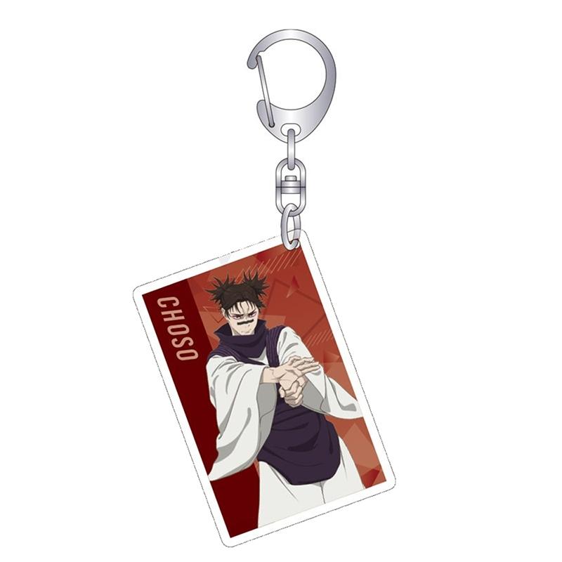 Game Keychains Choso Yuji Itadori Yuta Okkotsu Megumi Fushiguro Yuki Acrylic Stand Anime Figure Model Plate Cosplay Toy for Gift